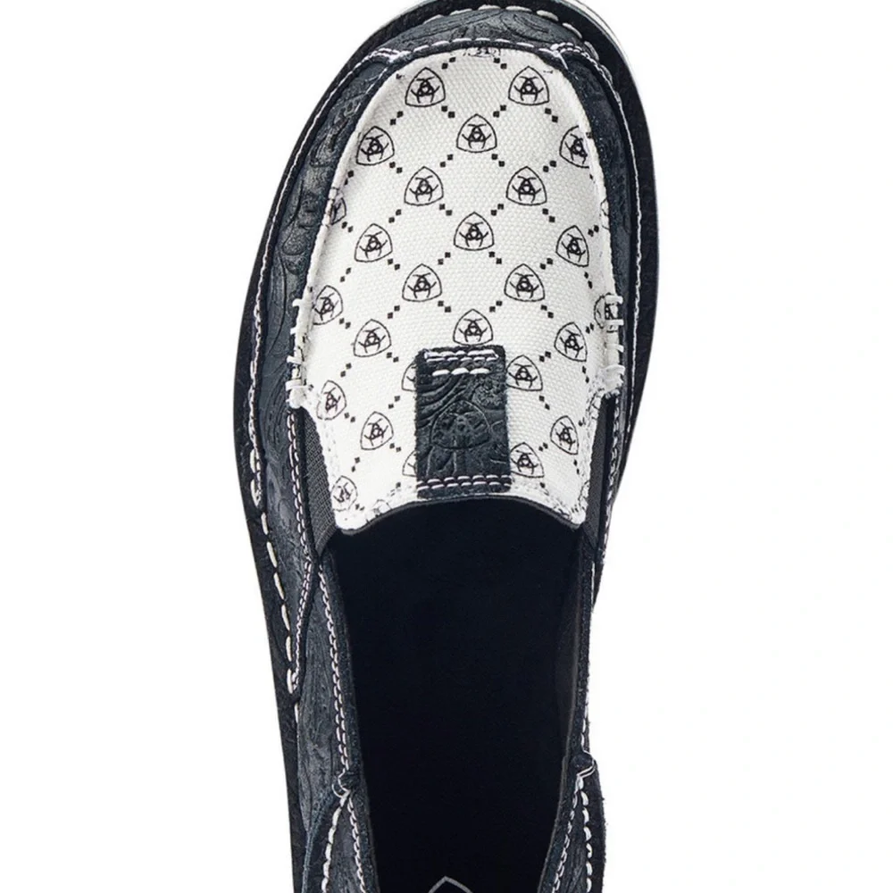 *NWT* Ariat Black and White Women's Slip On Cruiser Shoe - Picture 4 of 5